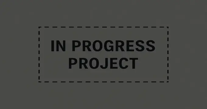 Obraz zastępczy na białym tle z szarym napisem: IN PROGRESS PROJECT